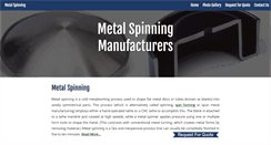 Desktop Screenshot of metal-spinners.net