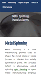 Mobile Screenshot of metal-spinners.net